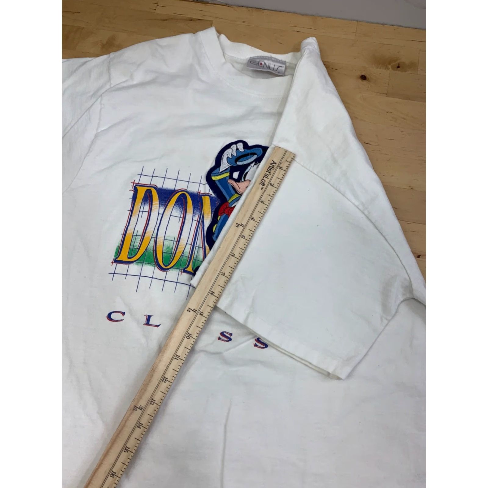 Vintage VINTAGE Donald Duck Shirt Mens M White 90s Disney Cotton T-Shirt Short Sleeve Crew Neck Genus United States Men M White 90s Shirt Size US M / EU 48-50 / 2 - 5 Thumbnail