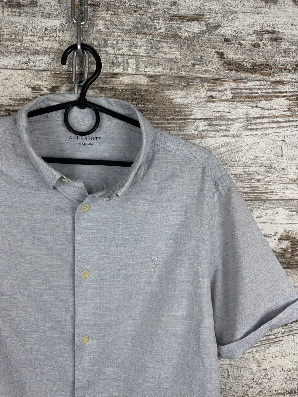 Allsaints × Japanese Brand × Vintage Mens Vintage AllSaints Avila SS shirts button up luxury Size US M / EU 48-50 / 2 - 2 Thumbnail