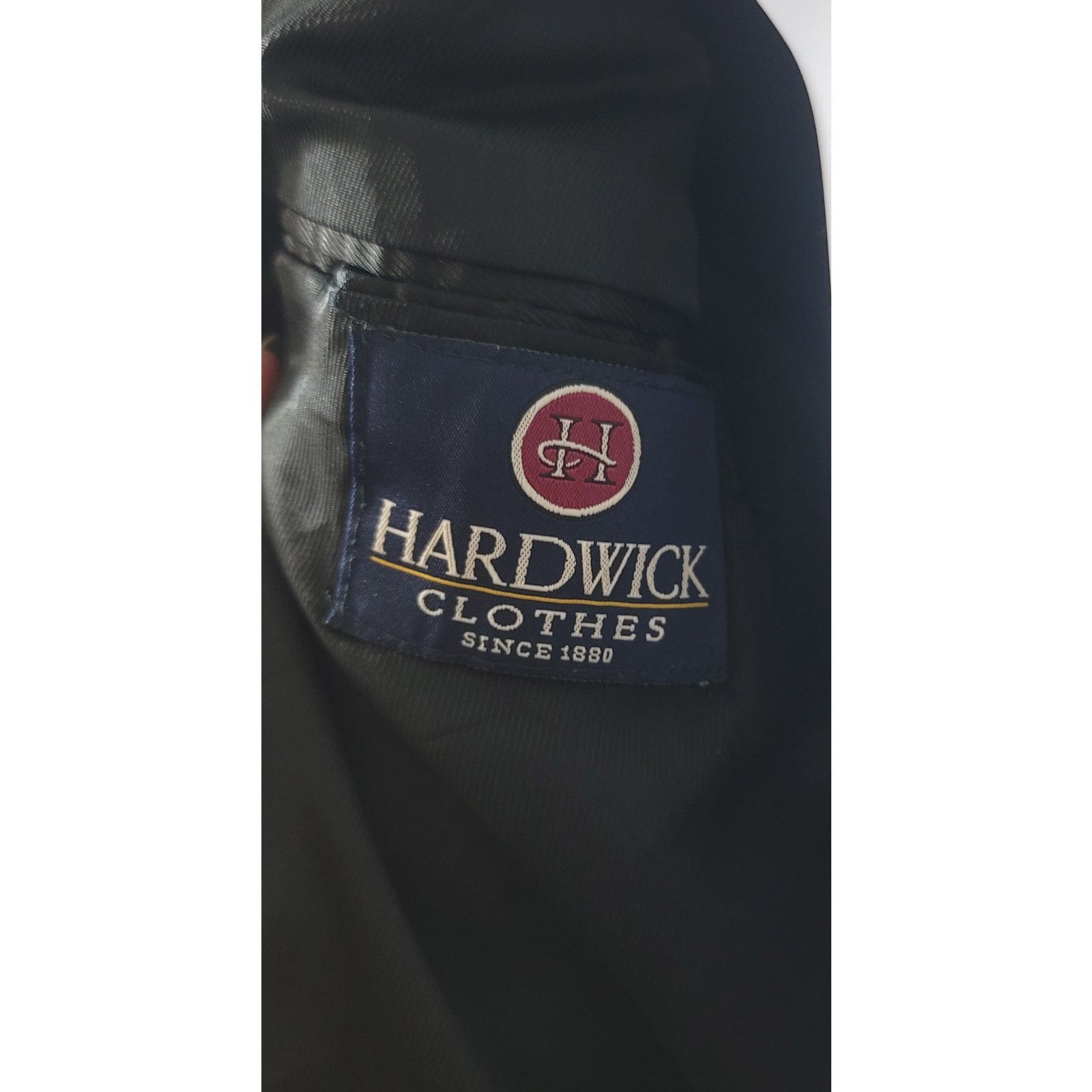 Other Hardwick Clothes Black 3 Button Lined Blazer 42L Size 42L - 3 Thumbnail