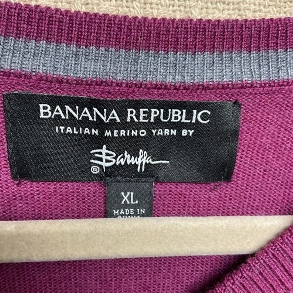 Banana Republic NWOT Banana Republic Baruffa Crewneck Sweater Men Size XL Size US XL / EU 56 / 4 - 2 Thumbnail