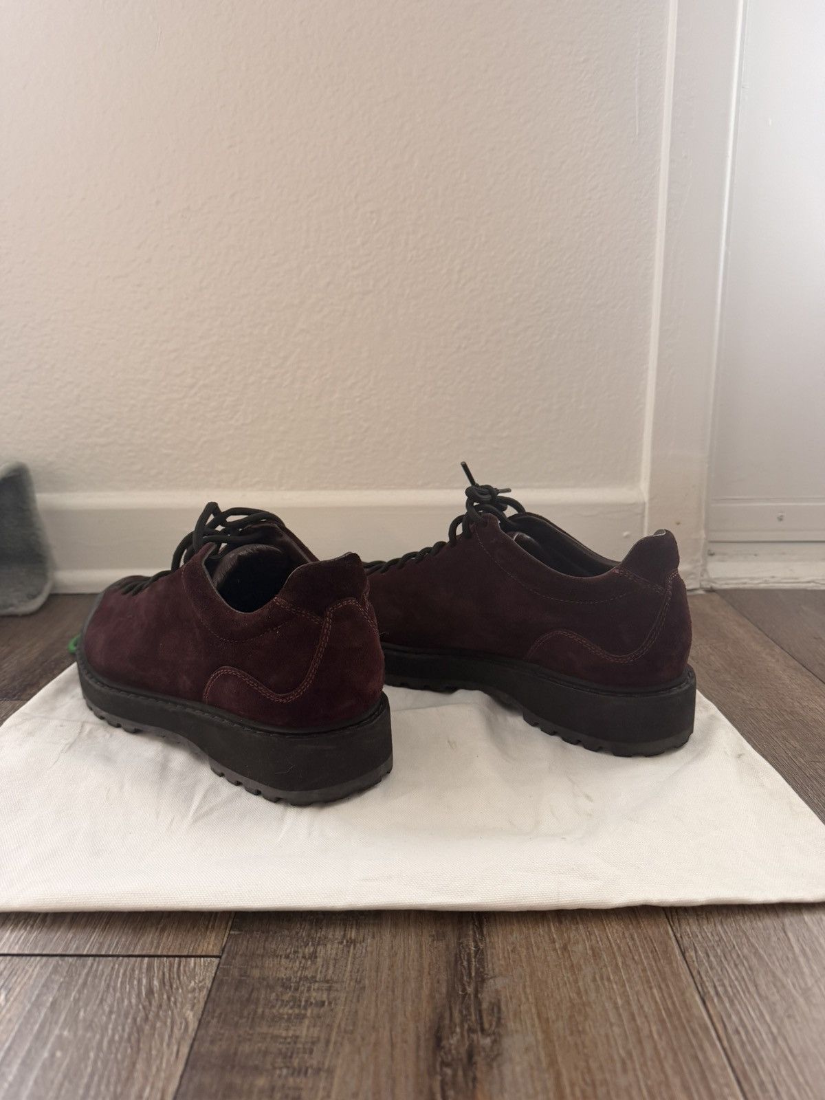 Diemme DIEMME AMPEZZO BURGUNDY SUEDE LOW BOOTS Size US 8 / EU 41 - 5 Thumbnail
