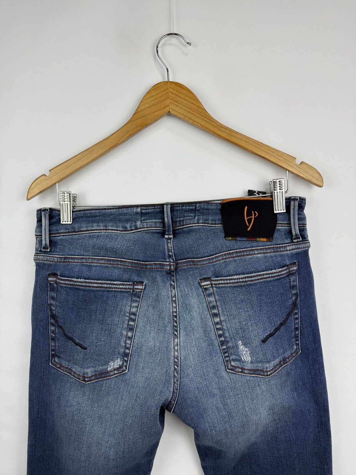 Jacob Cohen 🇮🇹 Handpicked Luxury Jeans Made in Italy Slim Fit Size 31 Size US 31 - 15 Thumbnail