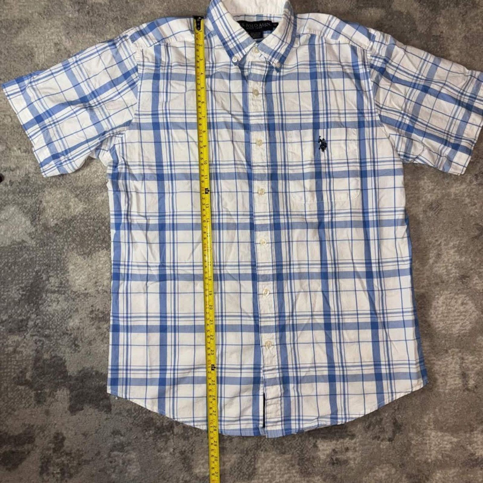U.S. Polo Assn. Y2K U.S. Polo Assn. Plaid Button Up Shirt Size US M / EU 48-50 / 2 - 5 Thumbnail