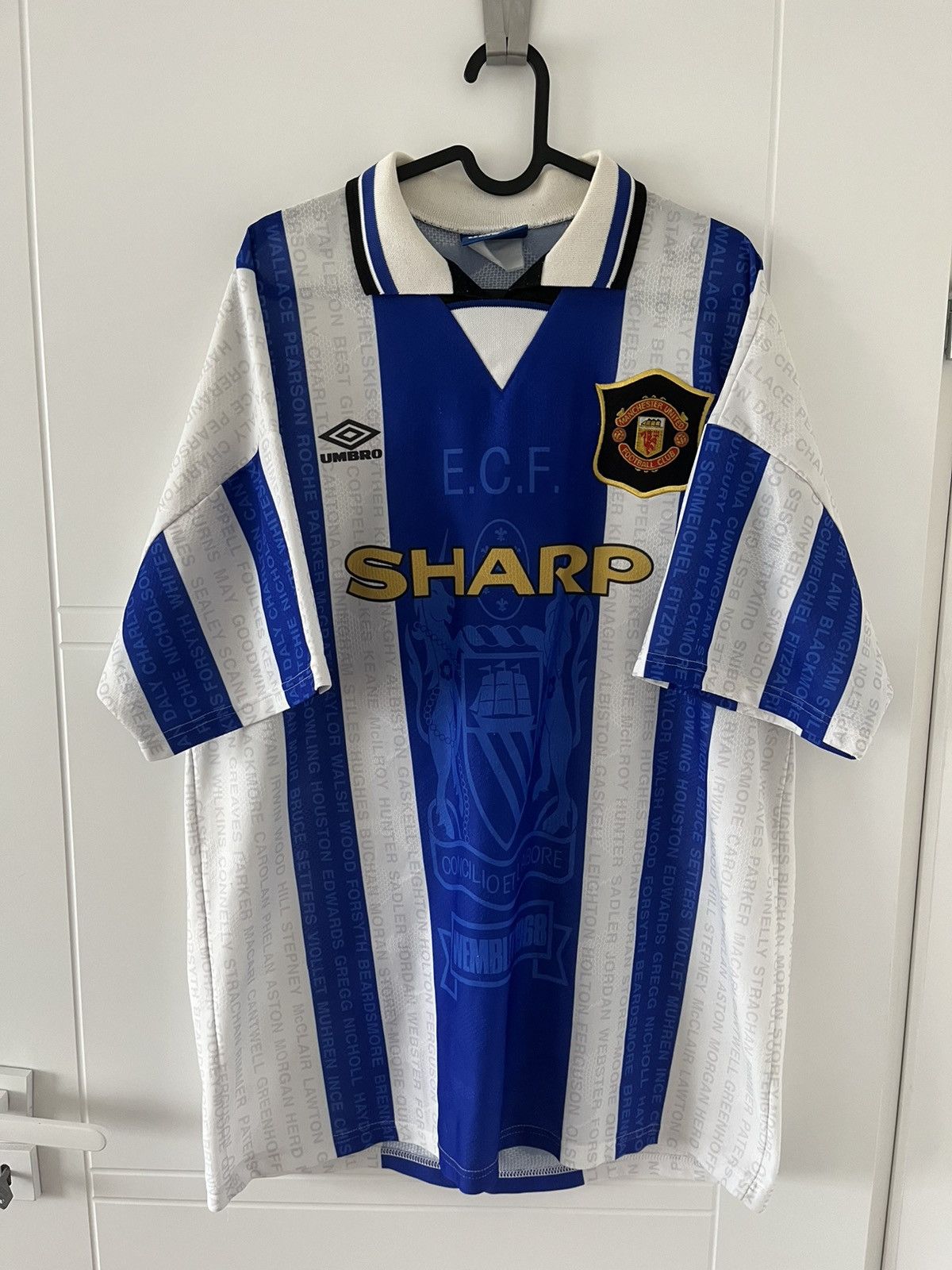 Manchester United umbro 1994-1996 trzecia Ince vintage — zdjęcie 3