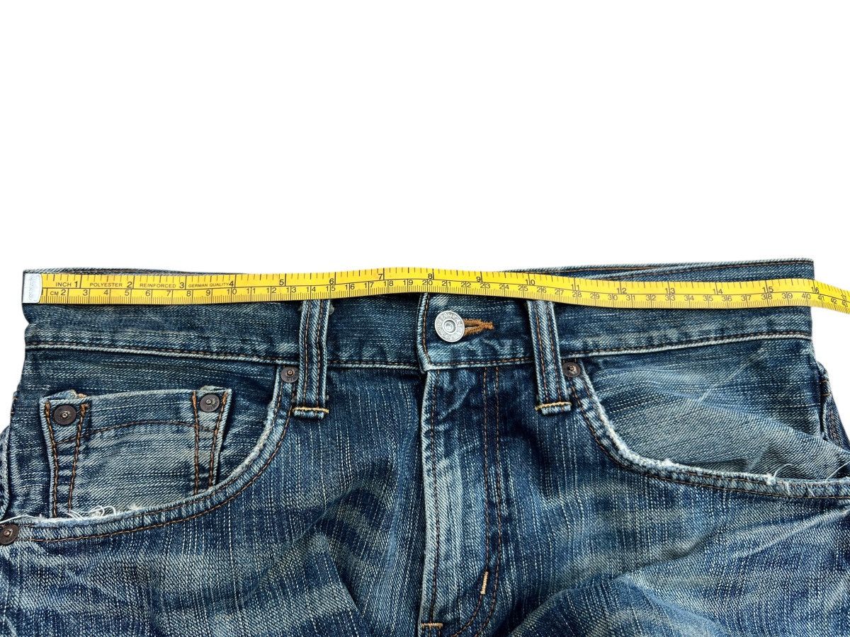 Edwin Vintage Edwin 403XV Distressed Denim Jeans 32x30 Size US 32 / EU 48 - 10 Thumbnail