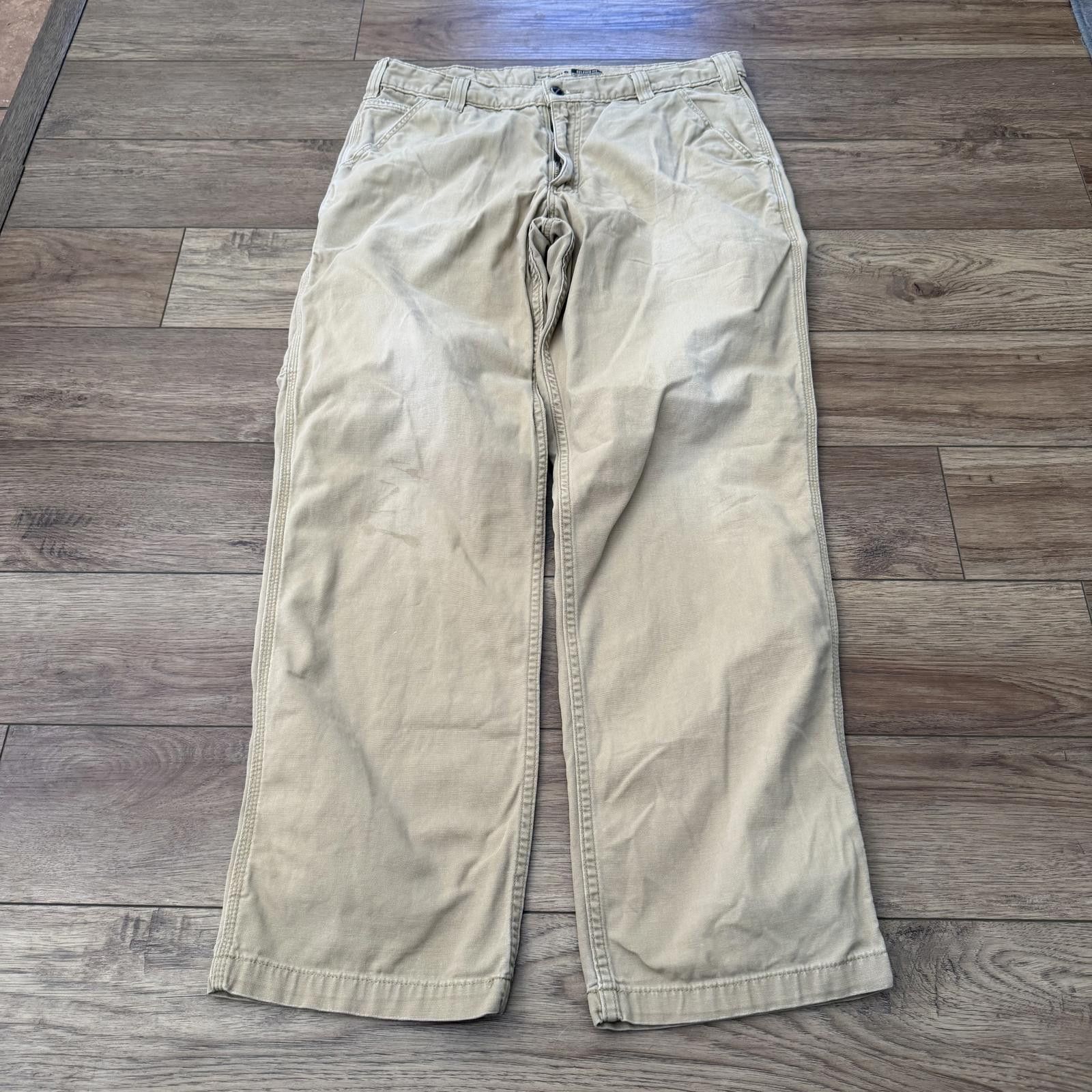 Carhartt Carhartt Carpenter Relaxed Fit Rugged Flex Pants Distressed Size US 36 / EU 52 - 2 Thumbnail