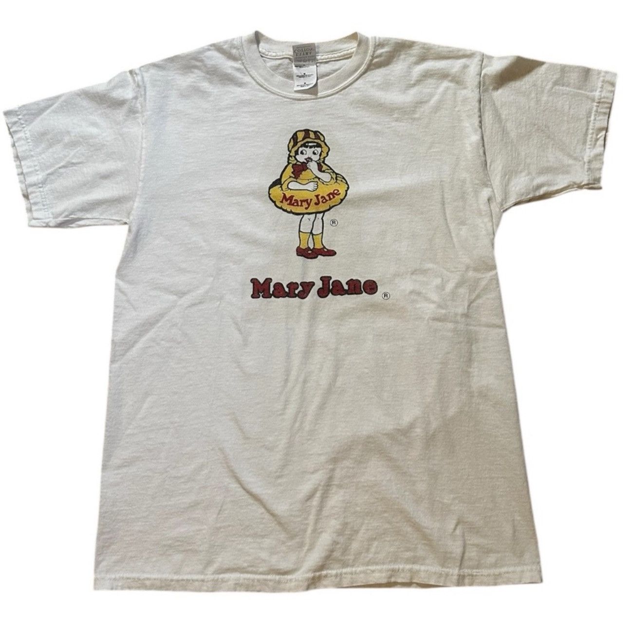 Gildan Vintage T-Shirt Mary Jane Candy Necco Mens M 100% Cotton Size US M / EU 48-50 / 2 - 5 Thumbnail