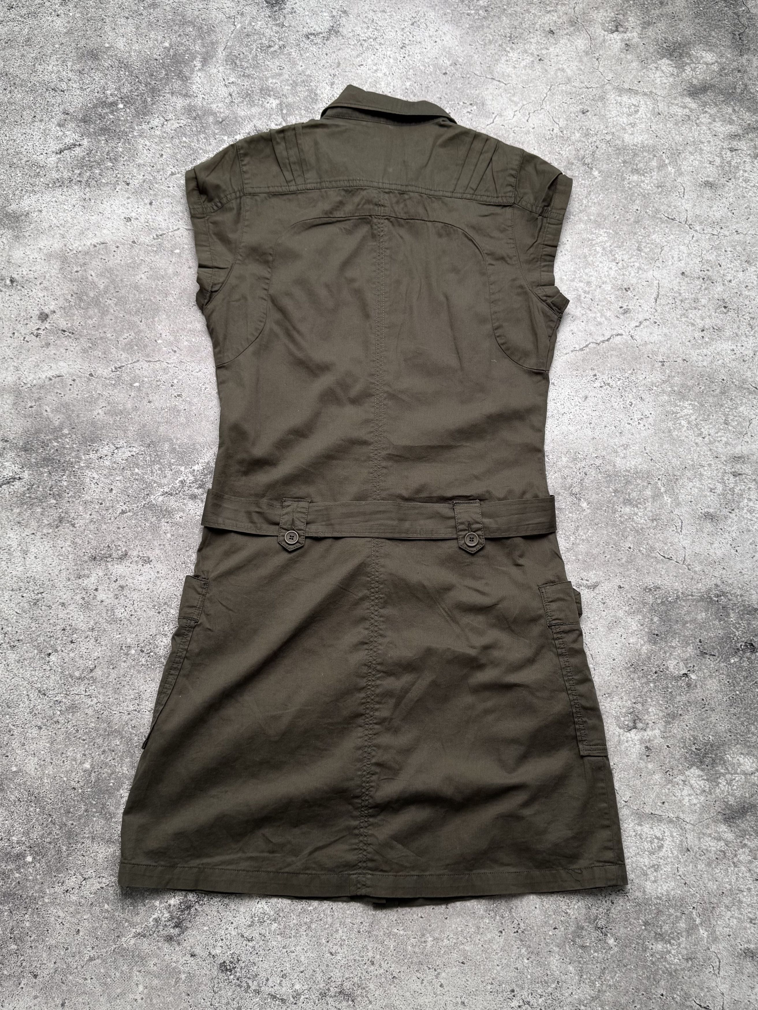 Vintage Vintage Utility Cargo Dress C20 Size S / US 4 / IT 40 - 5 Thumbnail