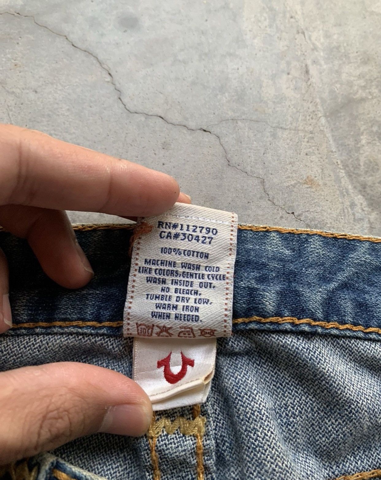True Religion Vintage Y2K True Religion Wide Leg Bootcut Jeans Rare Size US 32 / EU 48 - 9 Thumbnail