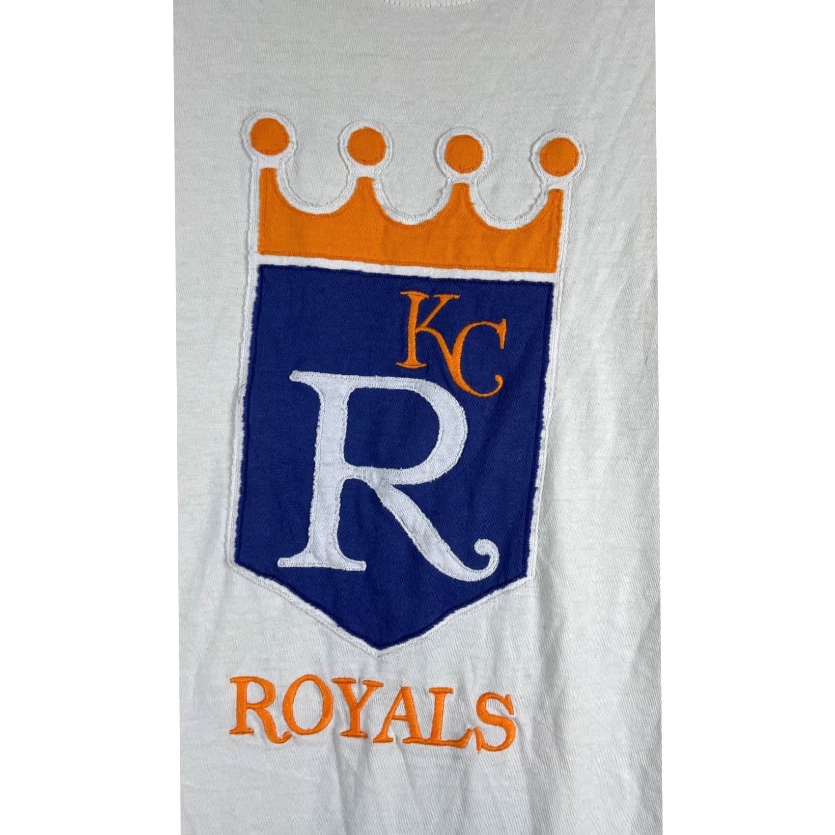Vintage '47 Brand KC Royals MLB Shield Logo Tee Shirt Mens XXL Cream Size US XXL / EU 58 / 5 - 8 Thumbnail