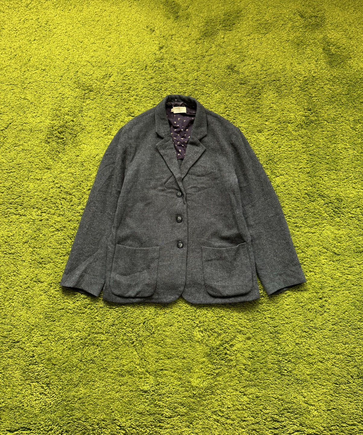 Designer Toast x Moon Tweed 100% lambswool avant garde jacket Size M / US 6-8 / IT 42-44 - 1 Thumbnail