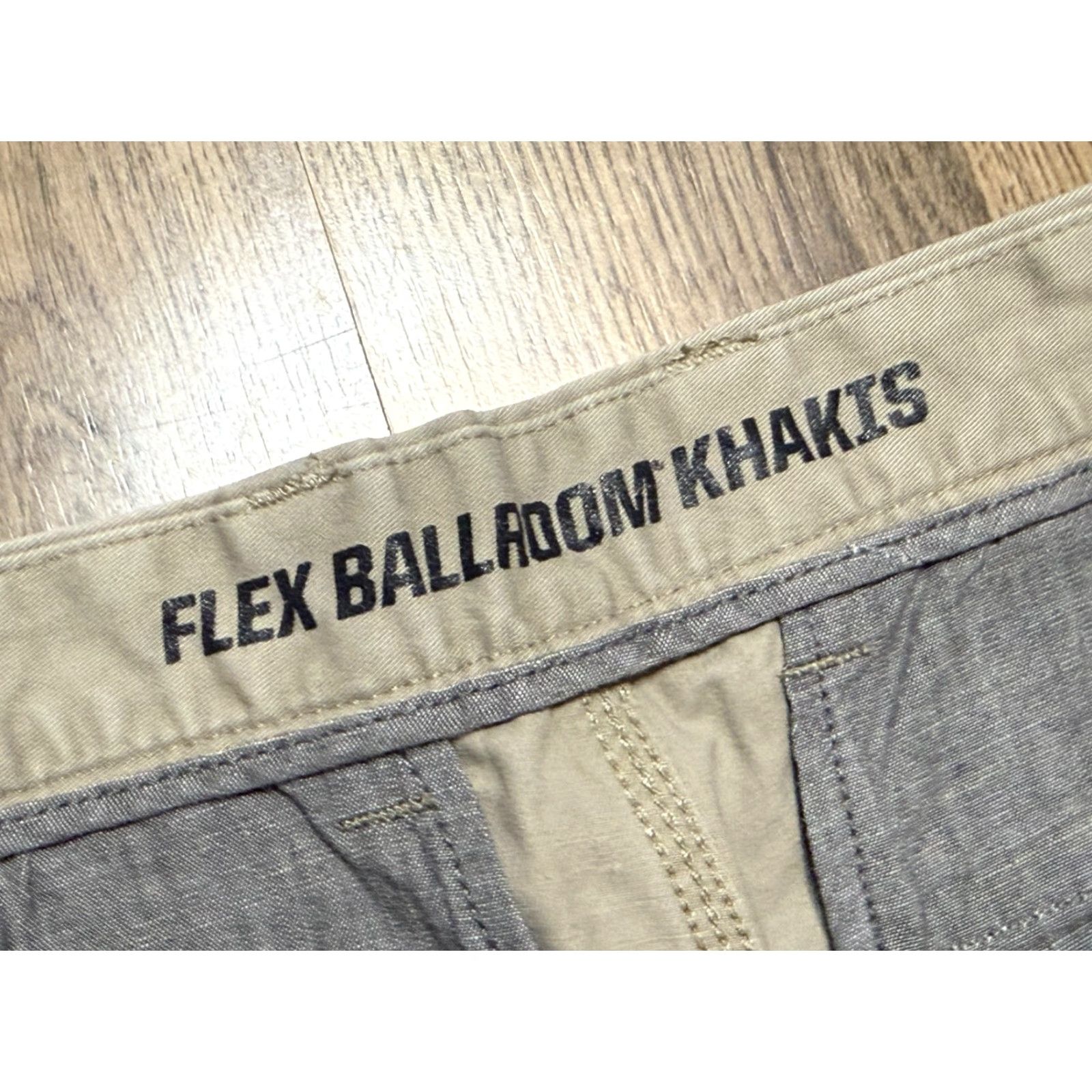 Vintage Duluth Pants Men's 36x30 Gray Straight Leg Flex Ballroom Khakis Pants Regular Front Flat Front Size US 36 / EU 52 - 5 Thumbnail