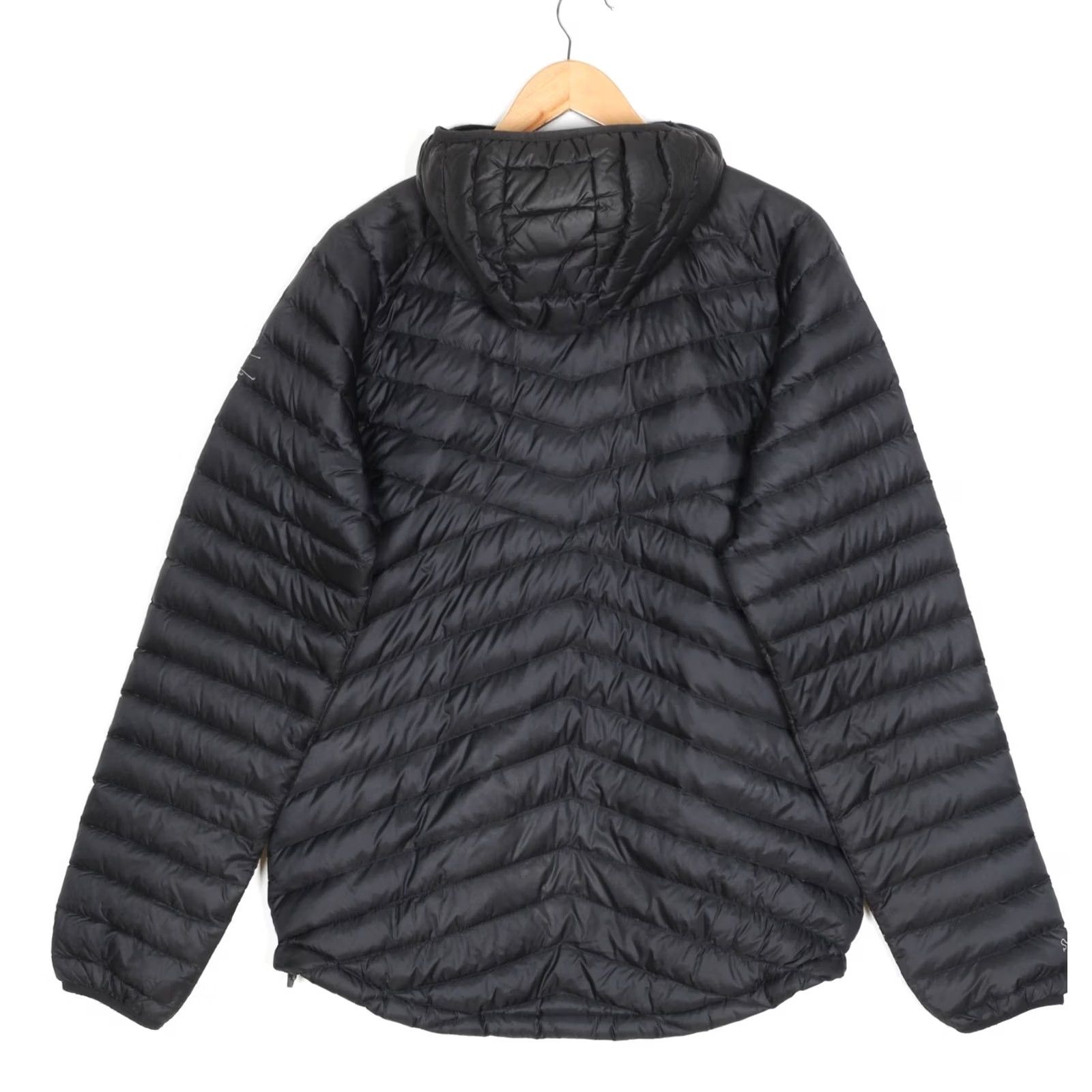 Vintage BERGANS OF NORWAY SLINGSBYTIND DOWN Hooded Jacket Men L PERTEX QUANTUM Black Size US L / EU 52-54 / 3 - 4 Thumbnail