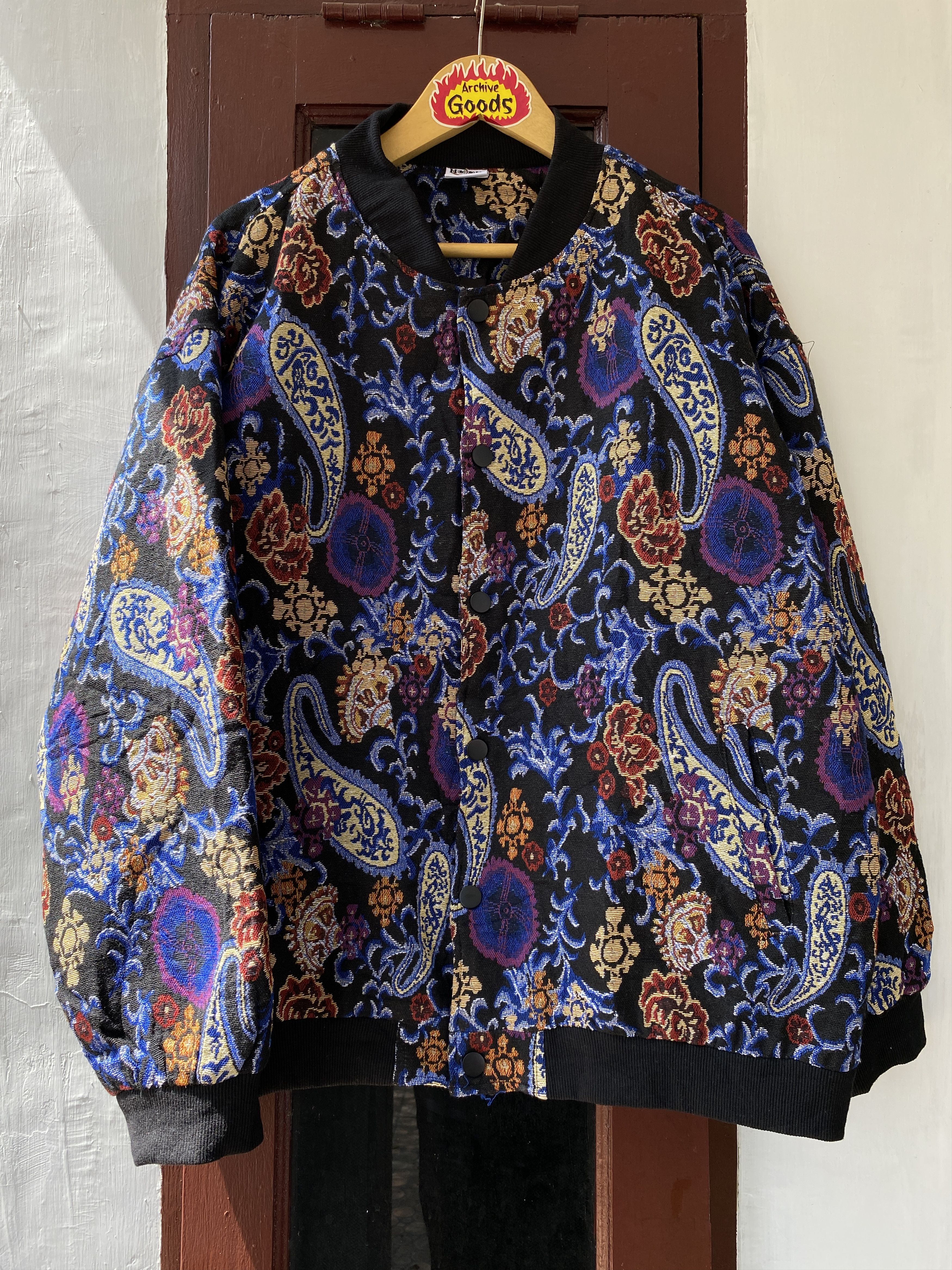 Other Paisley Bandana Bomber Varsity Jackets Size US XL / EU 56 / 4 - 3 Thumbnail
