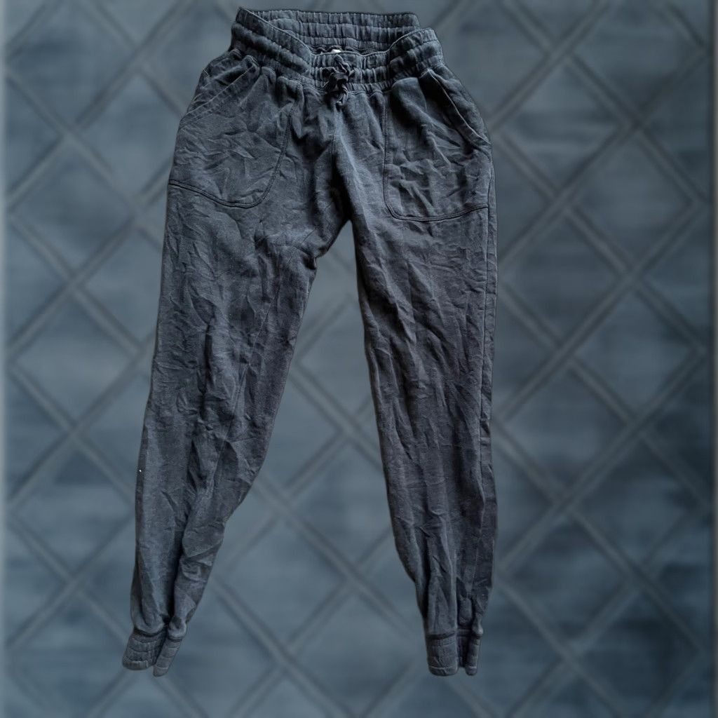 Vintage Columbia Pants Women’s Small Taped Leg Casual Stretch Dark Gray Pockets Sweatpant Size 28" / US 6 / IT 42 - 1 Thumbnail