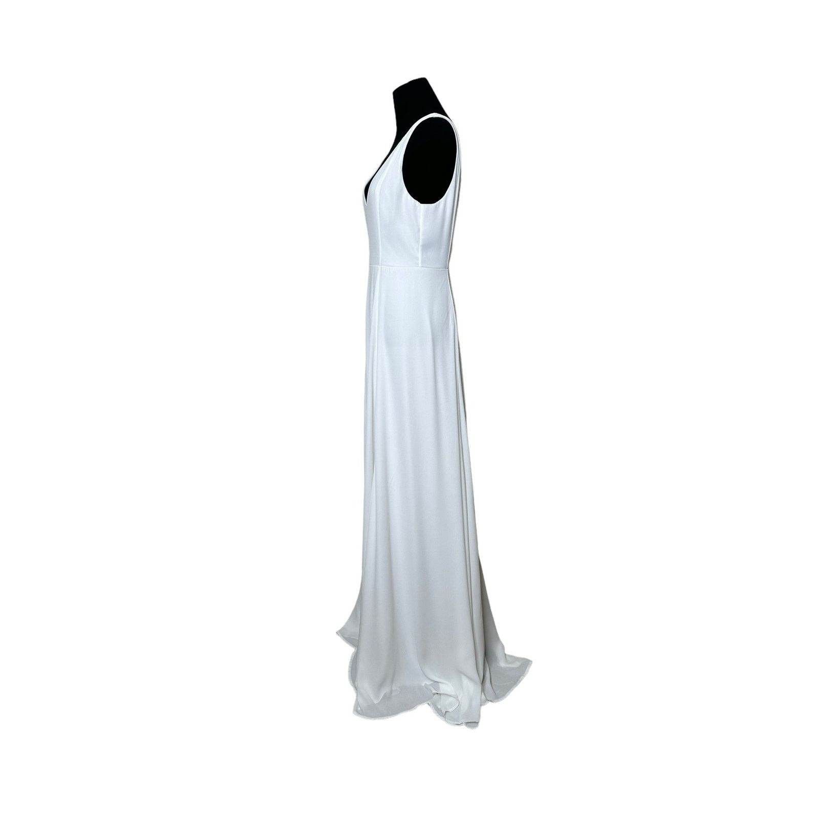 Show Me Your MuMu Show me your Mumu white chiffon wedding dress size M Size M / US 6-8 / IT 42-44 - 8 Thumbnail