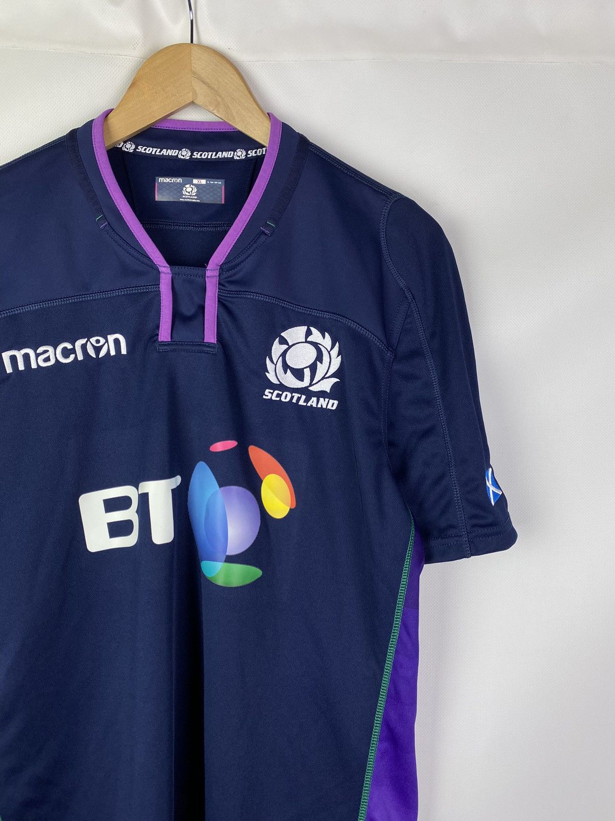 Macron Macron Scotland Union Rugby Shirt Jersey Size Xl Size US XL / EU 56 / 4 - 5 Thumbnail