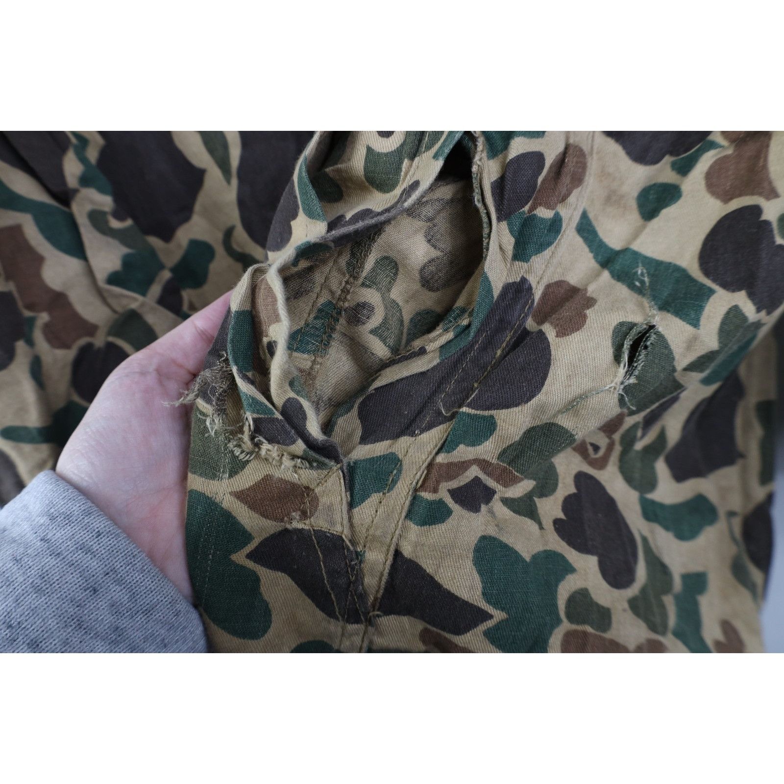 Vintage Vintage 70s Streetwear Frogskin Camouflage Coveralls Size US 38 / EU 54 - 14 Thumbnail
