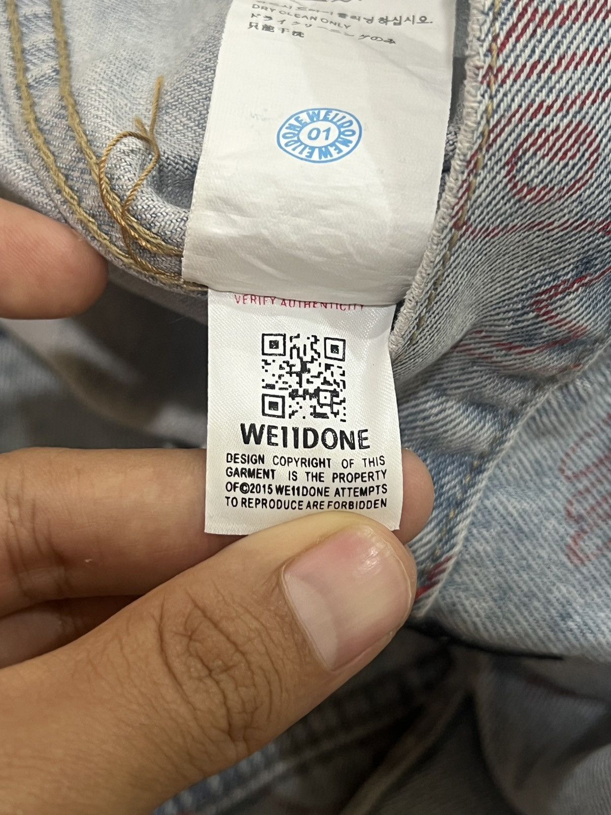 Japanese Brand × Vintage Welldone Graffity Denim Jacket Size US L / EU 52-54 / 3 - 11 Thumbnail