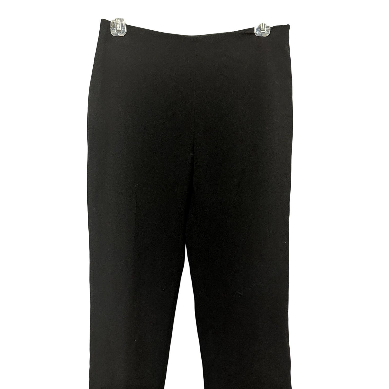 Other Halogen High Waisted Pants Ankle Slits Black Women's 2 NWOT Size 26" / US 2 / IT 38 - 3 Thumbnail