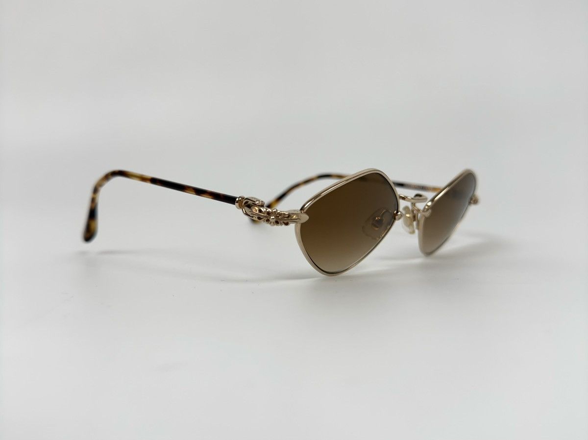 Chrome Hearts Chrome Hearts Diamand Dog Brown-Gold Sunglasses Size ONE SIZE - 13 Thumbnail