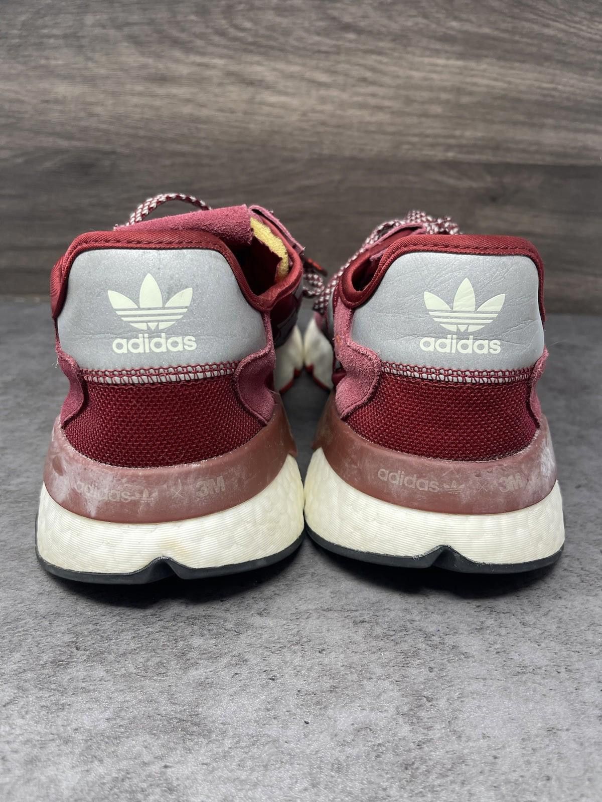 Adidas Adidas Nite Jogger Shoes Mens Size 14 Red Boost 3M Size US 14 / EU 47 - 6 Thumbnail