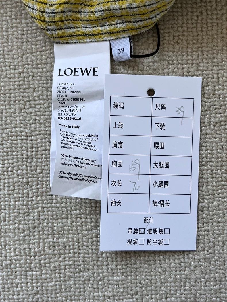 Loewe LOEWE size39 Color patterned short sleeve shirt with leathe Size M / US 6-8 / IT 42-44 - 4 Thumbnail