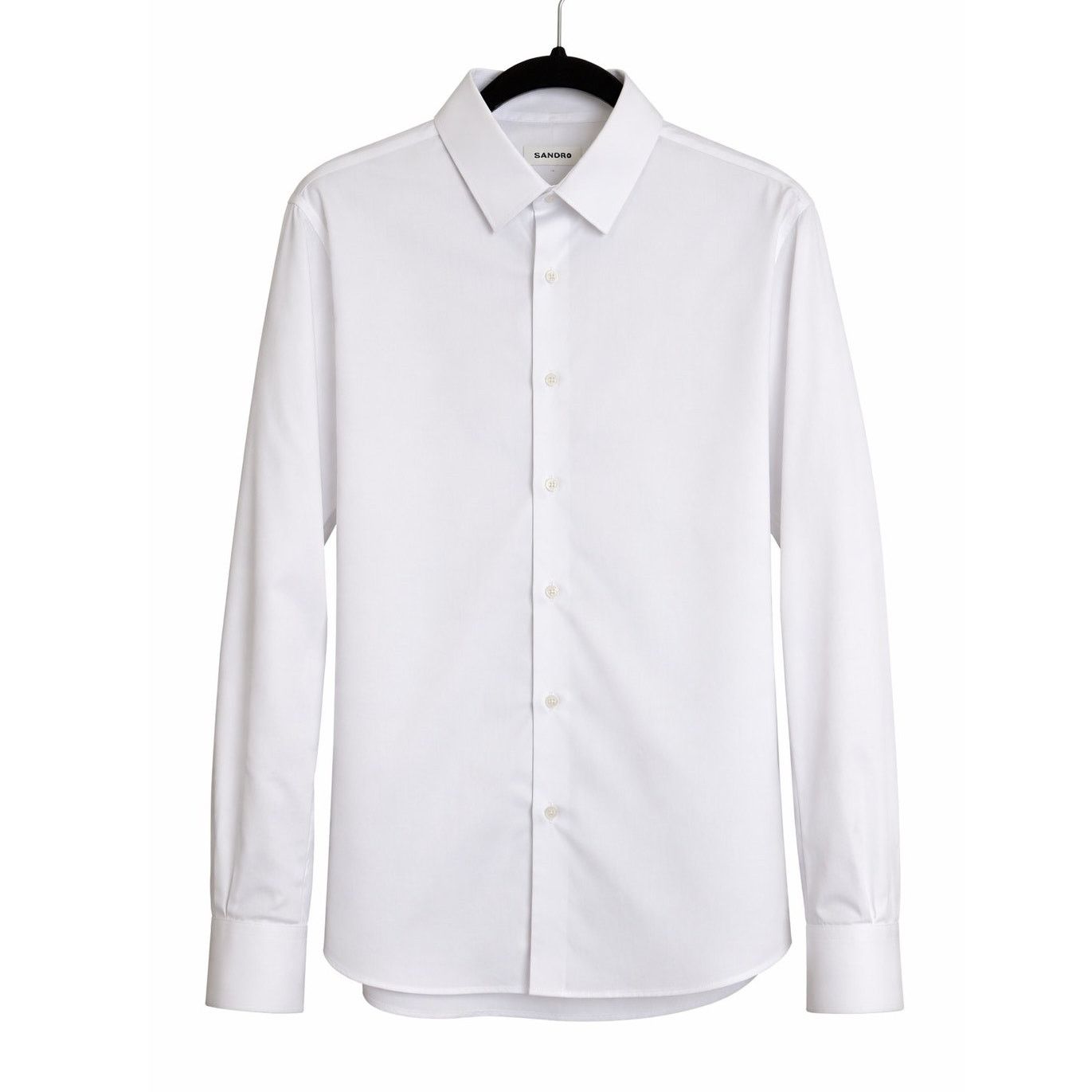 Sandro Sandro NWT White Cotton Shirt Size US L / EU 52-54 / 3 - 1 Thumbnail