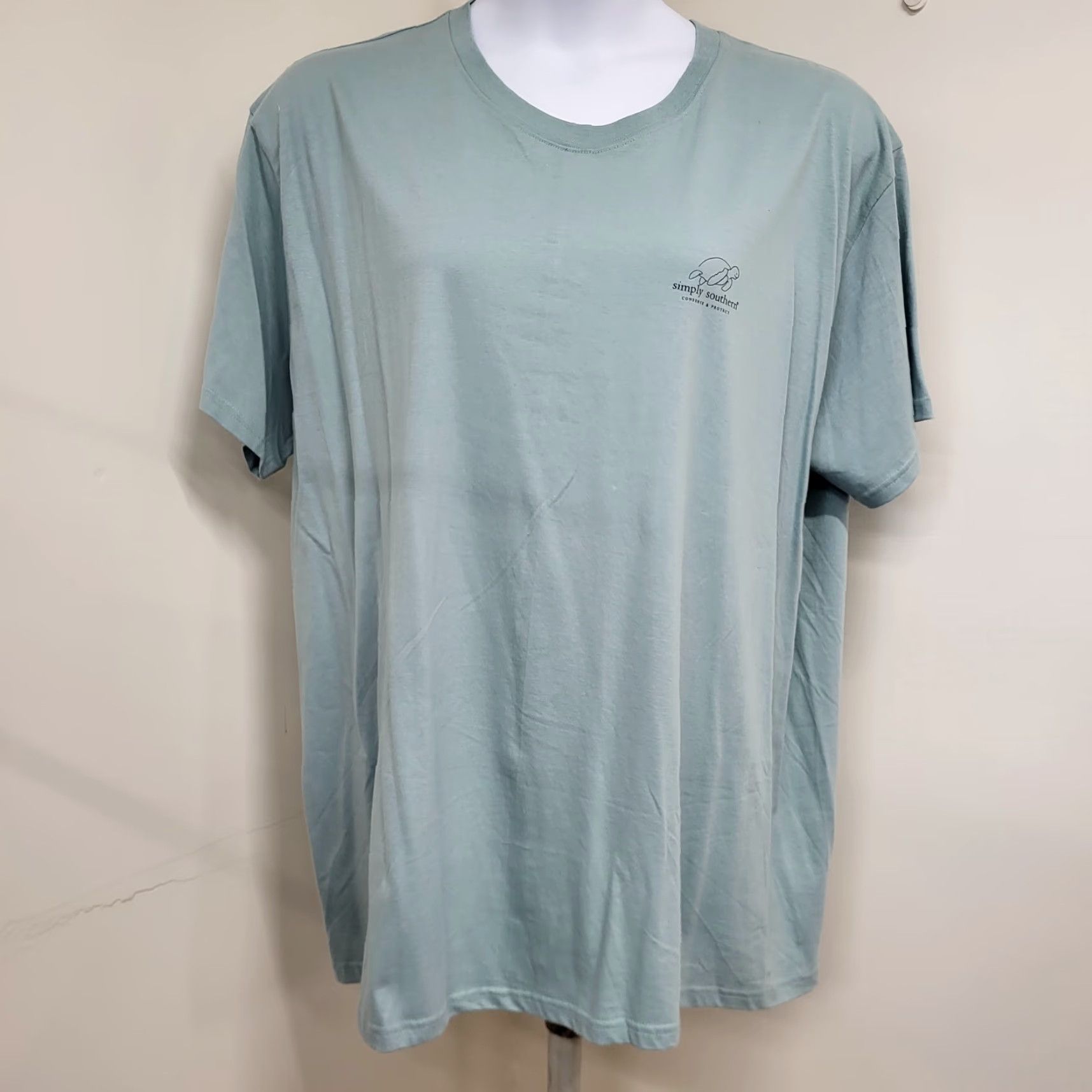 Vintage Simply Southern T-Shirt Woman’s Size XXL Green Live Your Story Love Your Journey Turtle Crew Neck Short Sleeve Adult Womens Regular Shirt Size XXL / US 16-18 / IT 52-54 - 3 Thumbnail