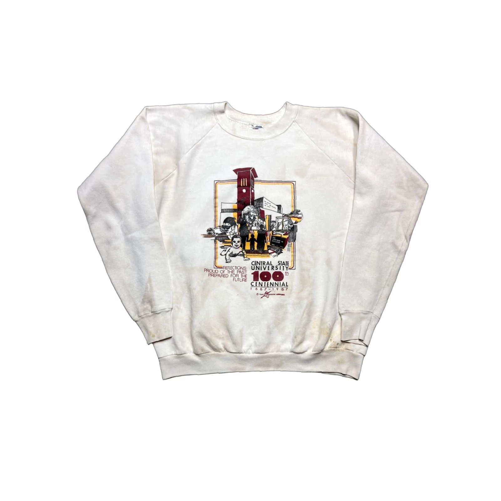 Vintage VINTAGE Sweatshirt Central State University Black College Ohio XL Men Pullover Crewneck Shirts/Mens Size US XL / EU 56 / 4 - 1 Thumbnail