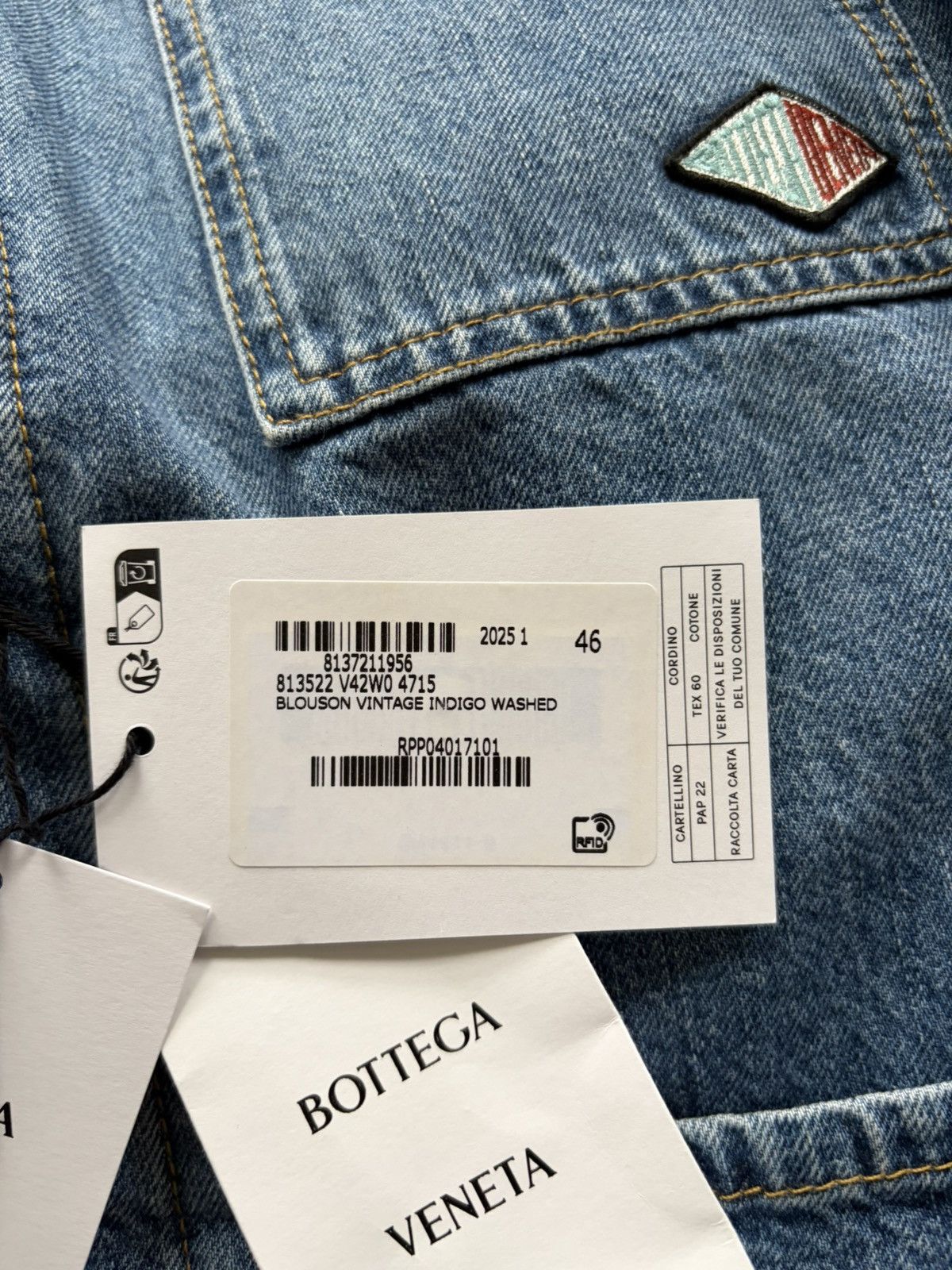 Bottega Veneta Bottega Vaneta padded Denim jacket Size US S / EU 44-46 / 1 - 9 Thumbnail