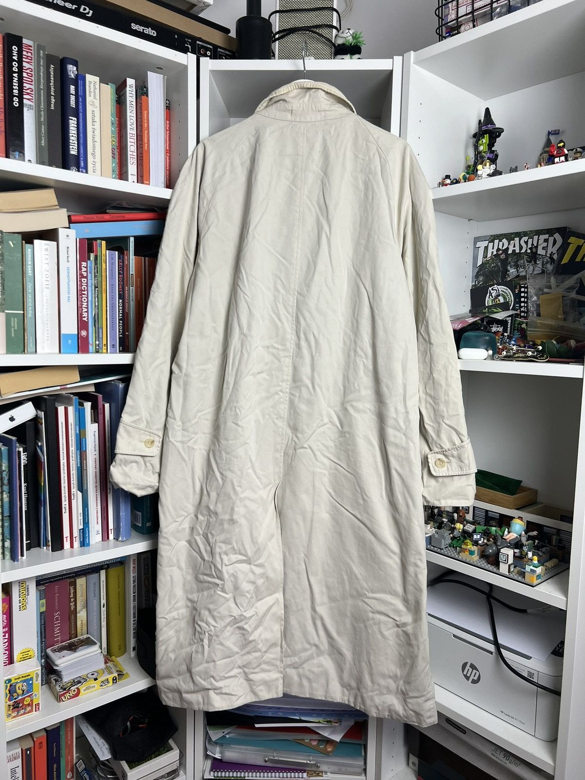 Aquascutum × Designer Vintage y2k Aquascutum checked trench coat jacket XL designer Size US XL / EU 56 / 4 - 3 Thumbnail