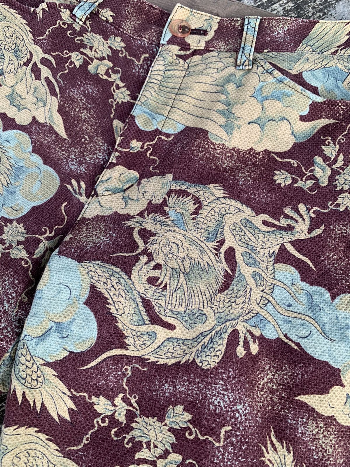 Hysteric Glamour Rare 🔥 Flare Batsu club overprinted/full printed dragon Size 28" / US 6 / IT 42 - 7 Thumbnail