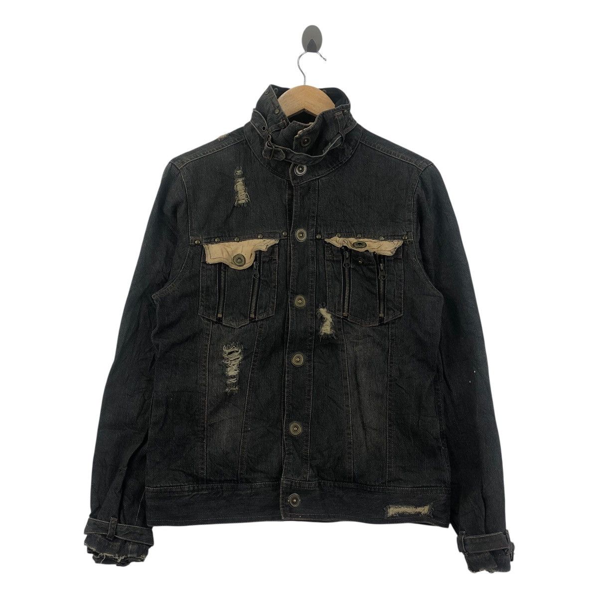 In The Attic IN THE ATTIC Distressed Design Made In Japan Pocket Jacket Size US M / EU 48-50 / 2 - 1 Thumbnail
