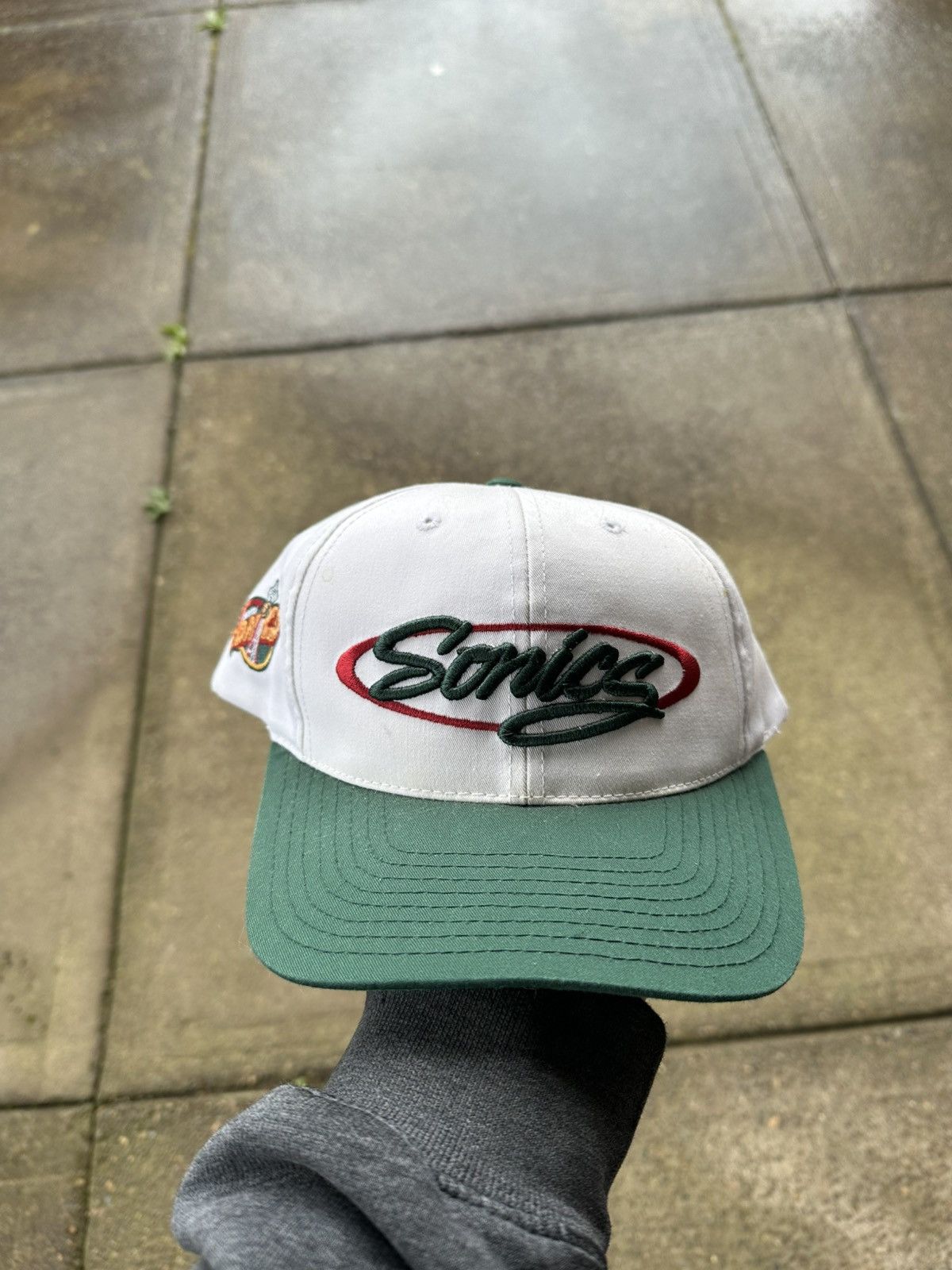 NBA Vintage Seattle sonics script hat Size ONE SIZE - 1 Thumbnail