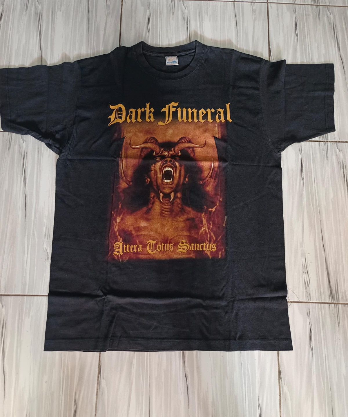 Band Tees Vintage Dark Funeral Attera totus sanctus black metal Size US XL / EU 56 / 4 - 1 Thumbnail