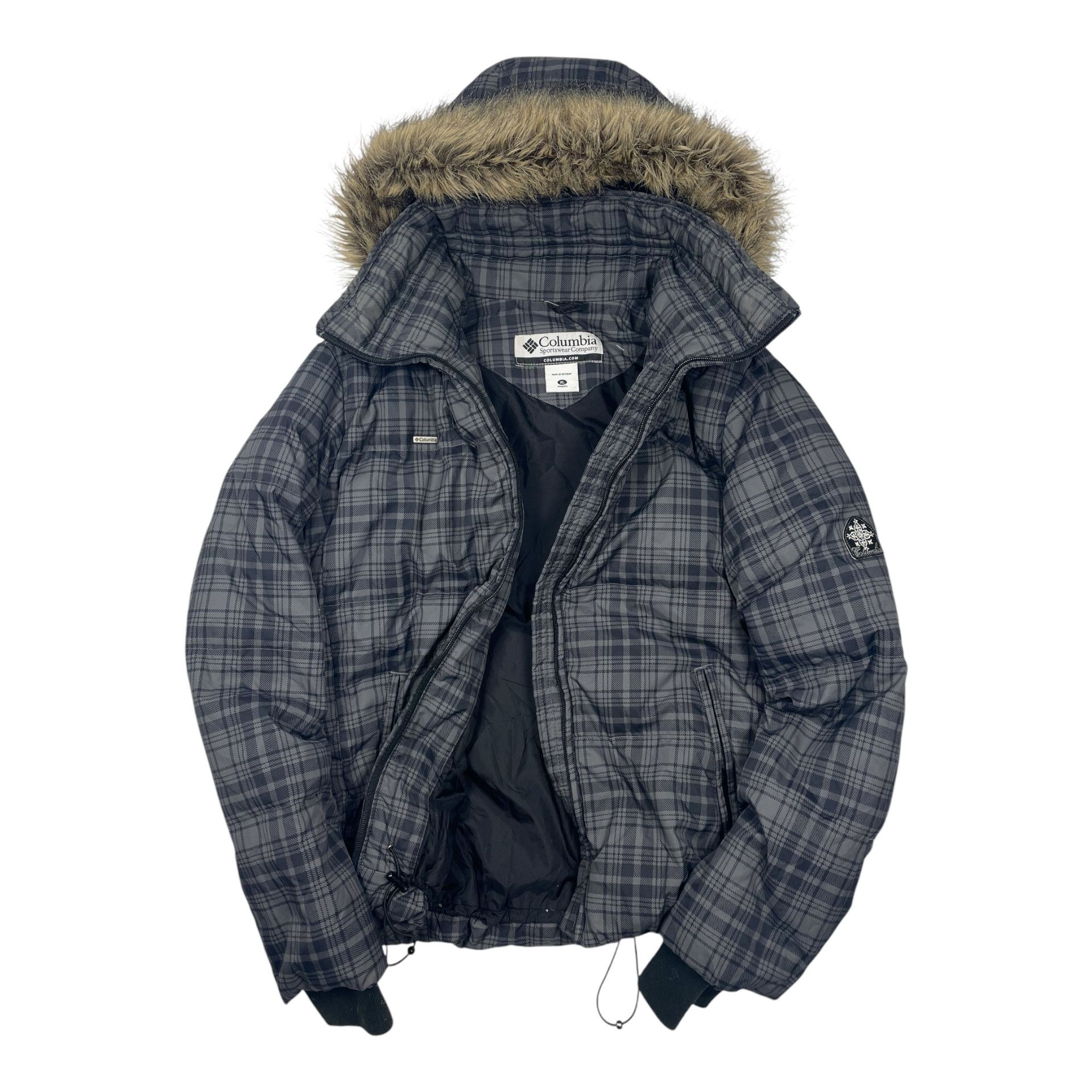 品揃え豊富で Columbia × jacket fur down Columbia Vintage × Brand Japanese ジャケット・アウター