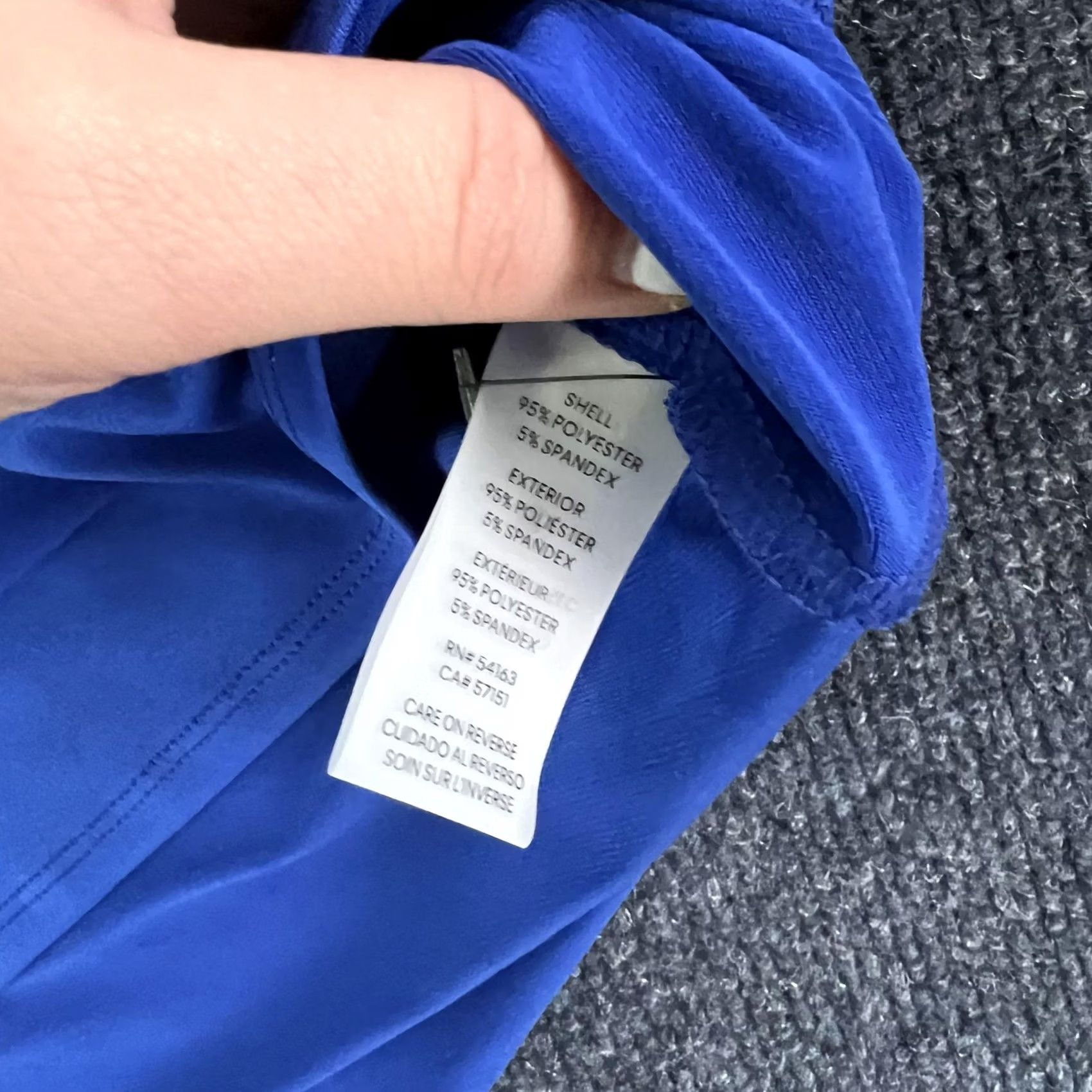 Calvin Klein Calvin Klein Tank Top Womens Small Blue V Neck Chain Detail Sleeveless Stretch Size S / US 4 / IT 40 - 5 Thumbnail