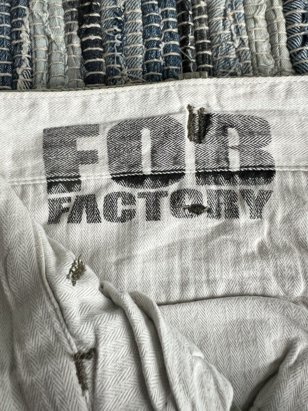 FOB Factory Vtg M-65 Cargo Combat Pants Ripstop Herringbone FOB Factory Size US 34 / EU 50 - 9 Thumbnail