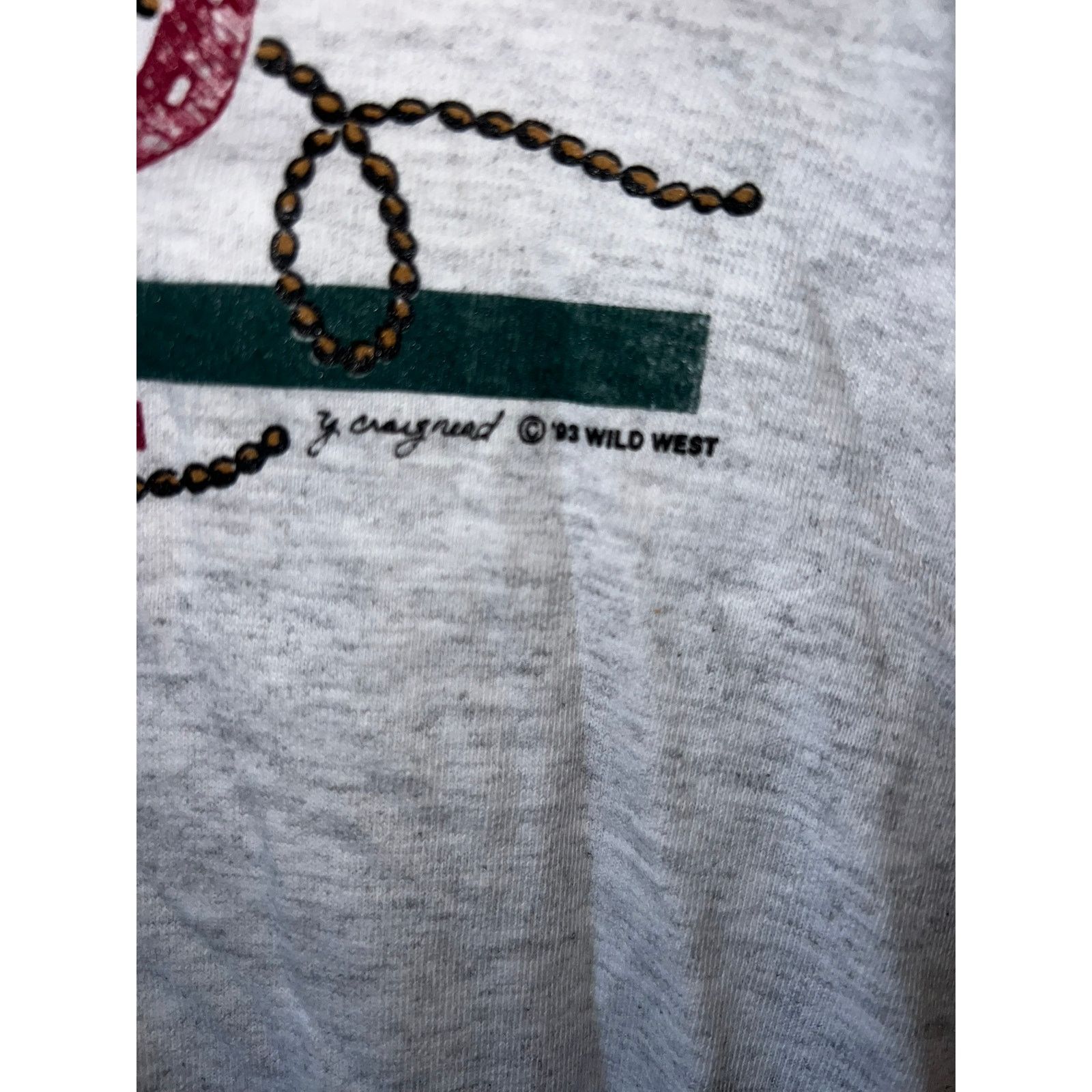Signal Sport Vintage Las Vegas Gray Shirt Nevada Tee VTG 90s Stained L Size US L / EU 52-54 / 3 - 8 Thumbnail