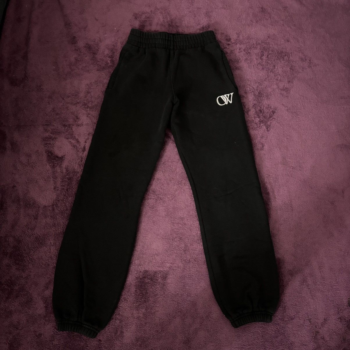 Off-White OW Logo Embroidered Track Trousers