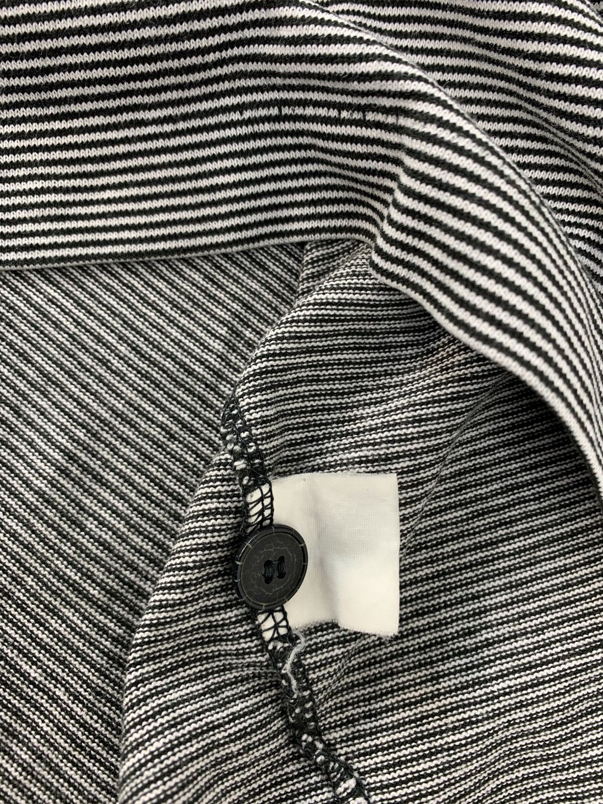 agnes b. 90s Agnes B Homme Striped Polo Single Pocket Size US M / EU 48-50 / 2 - 7 Thumbnail