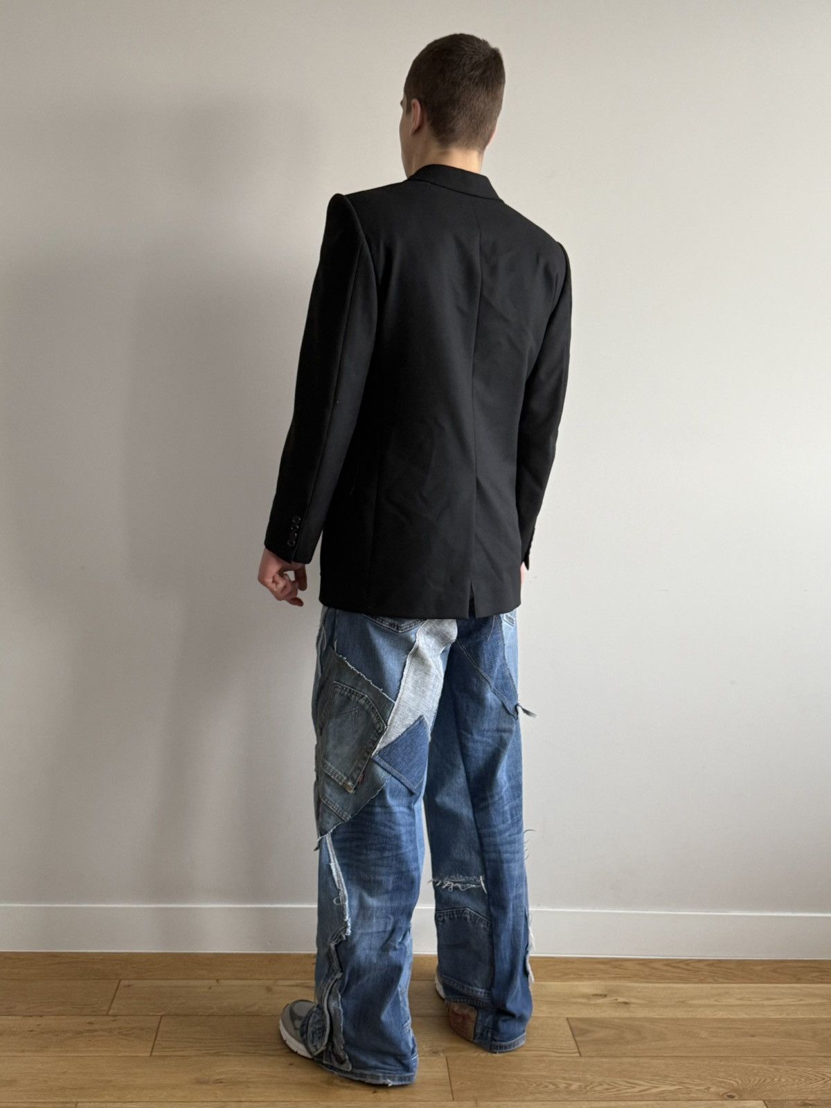 Francesco Smalto Vintage Francesco Smalto Paris Tailored Wool Safari Jacket Size 50R - 17 Thumbnail
