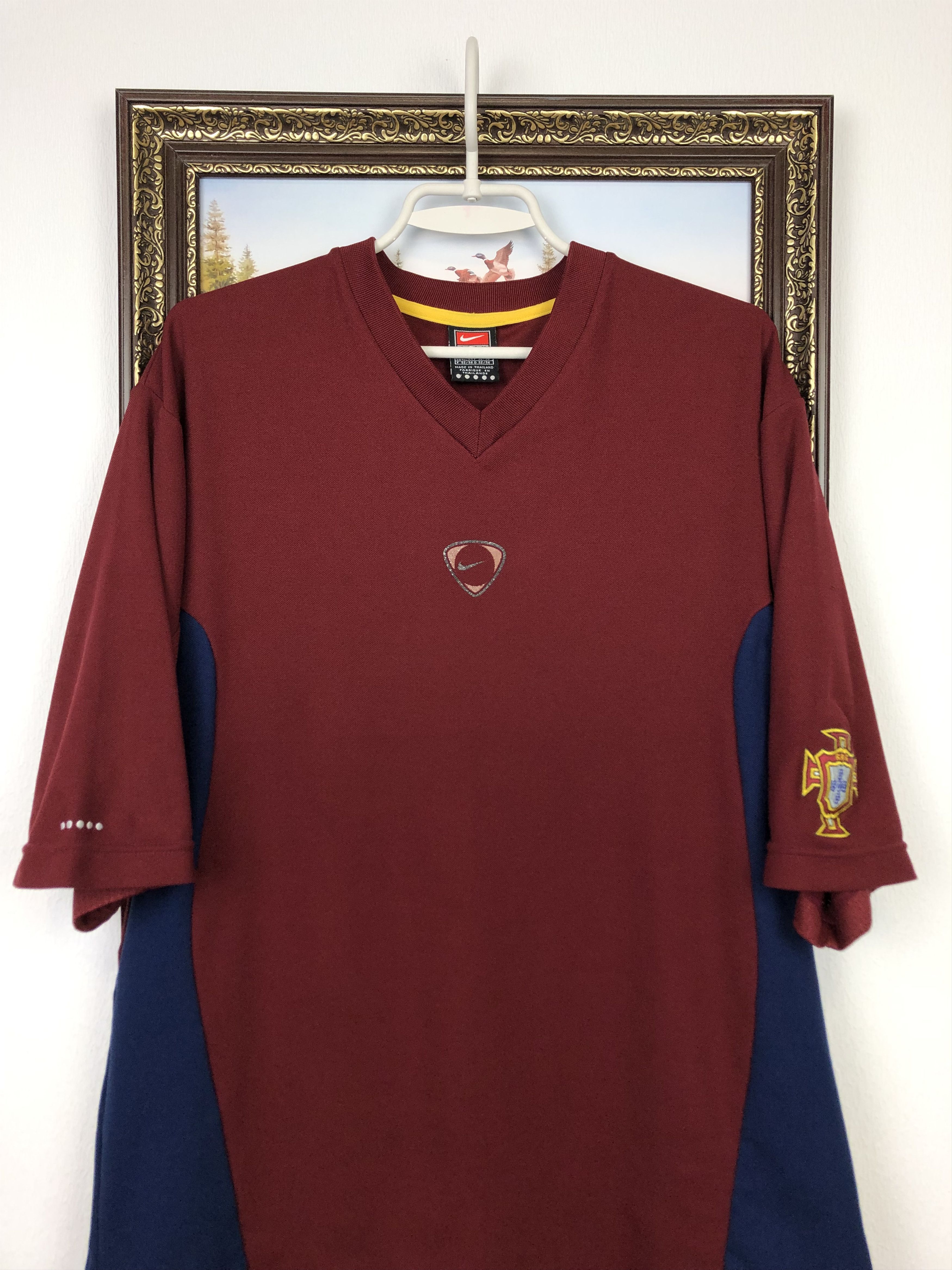 Nike Vintage Nike Portugal Football Shirt Soccer National Tee Size US L / EU 52-54 / 3 - 2 Thumbnail