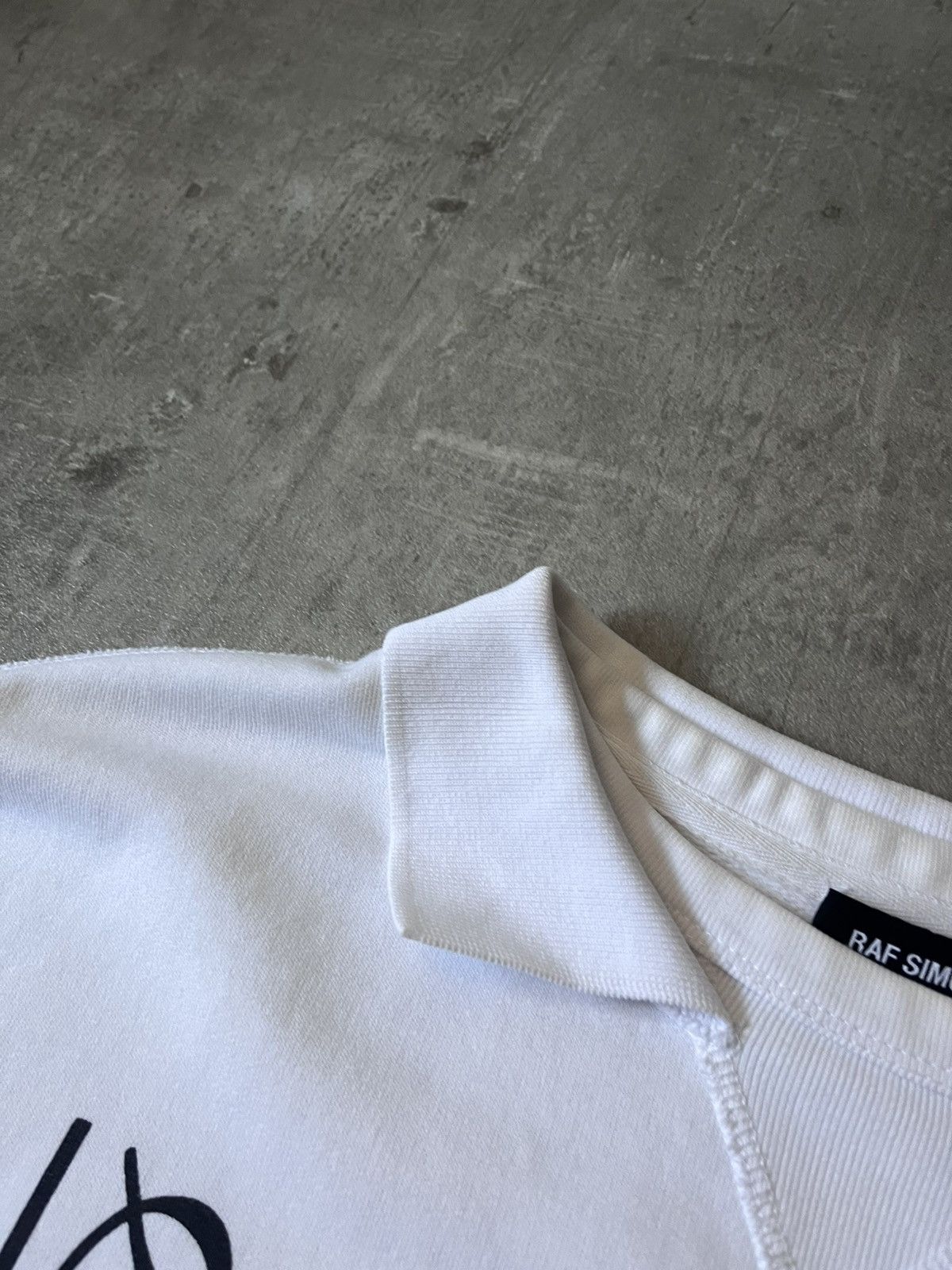 Raf Simons Raf Simons AW 19/20 white polo sweatshirt Size US M / EU 48-50 / 2 - 7 Thumbnail