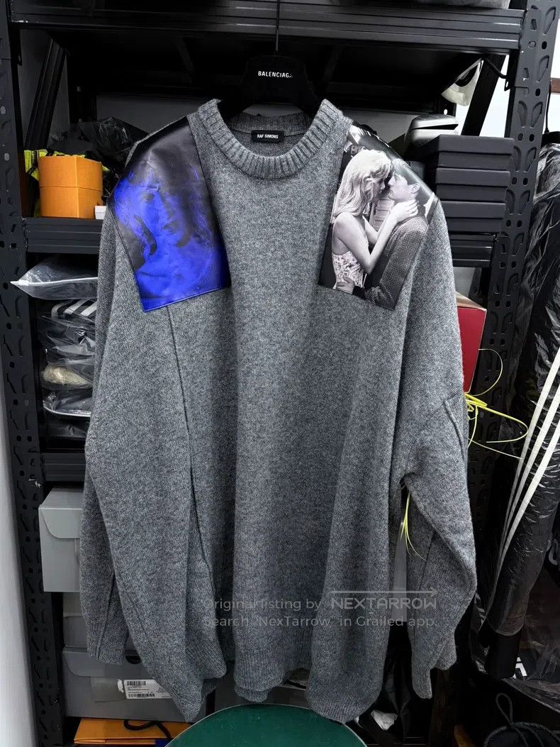 Raf Simons Raf Simons 19aw portrait silhouette patch sweater Size US S / EU 44-46 / 1 - 1 Thumbnail