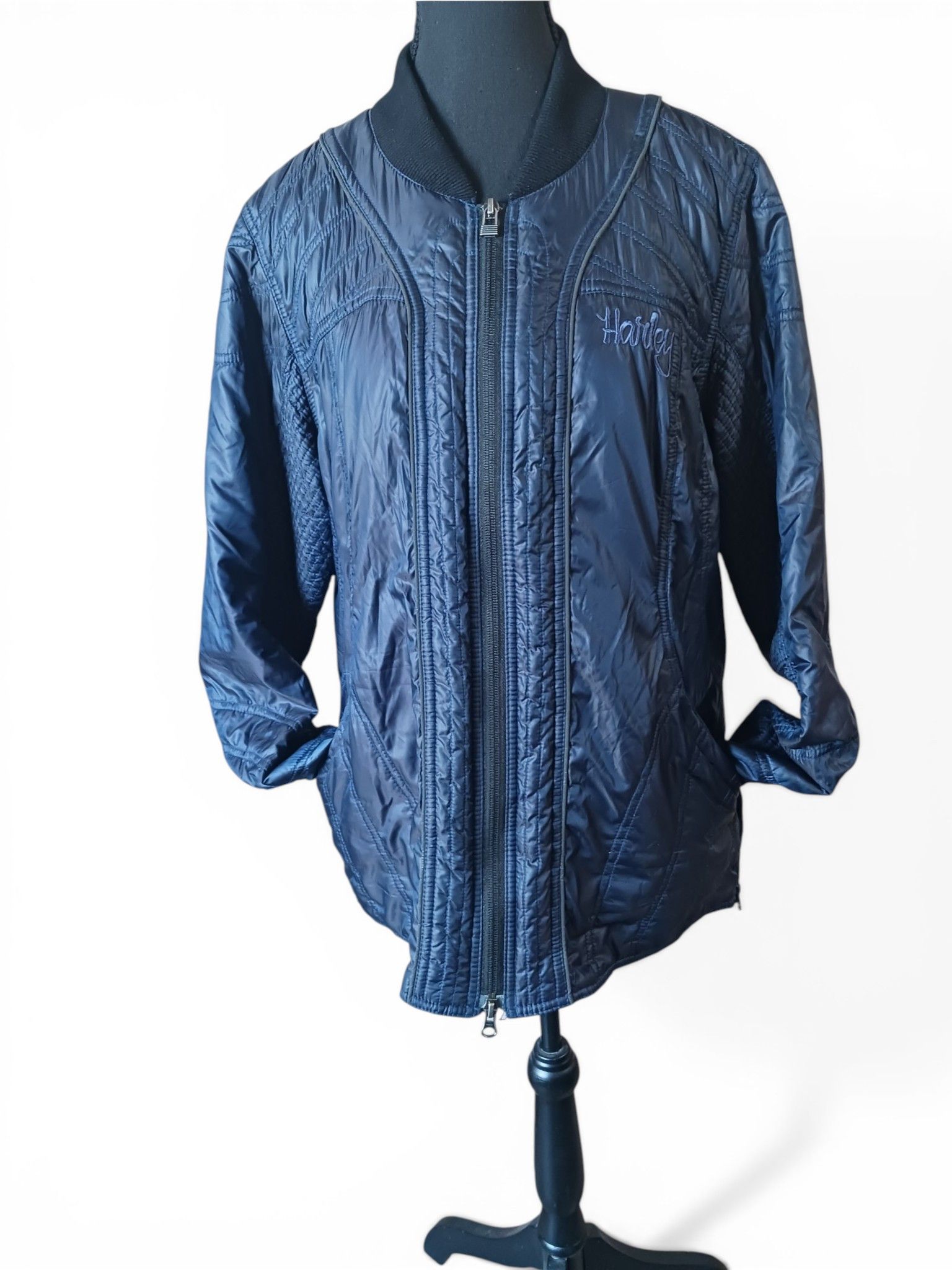 Harley Davidson Harley-Davidson Archives Quilted "Bomba" Jacket Size XL / US 12-14 / IT 48-50 - 8 Thumbnail