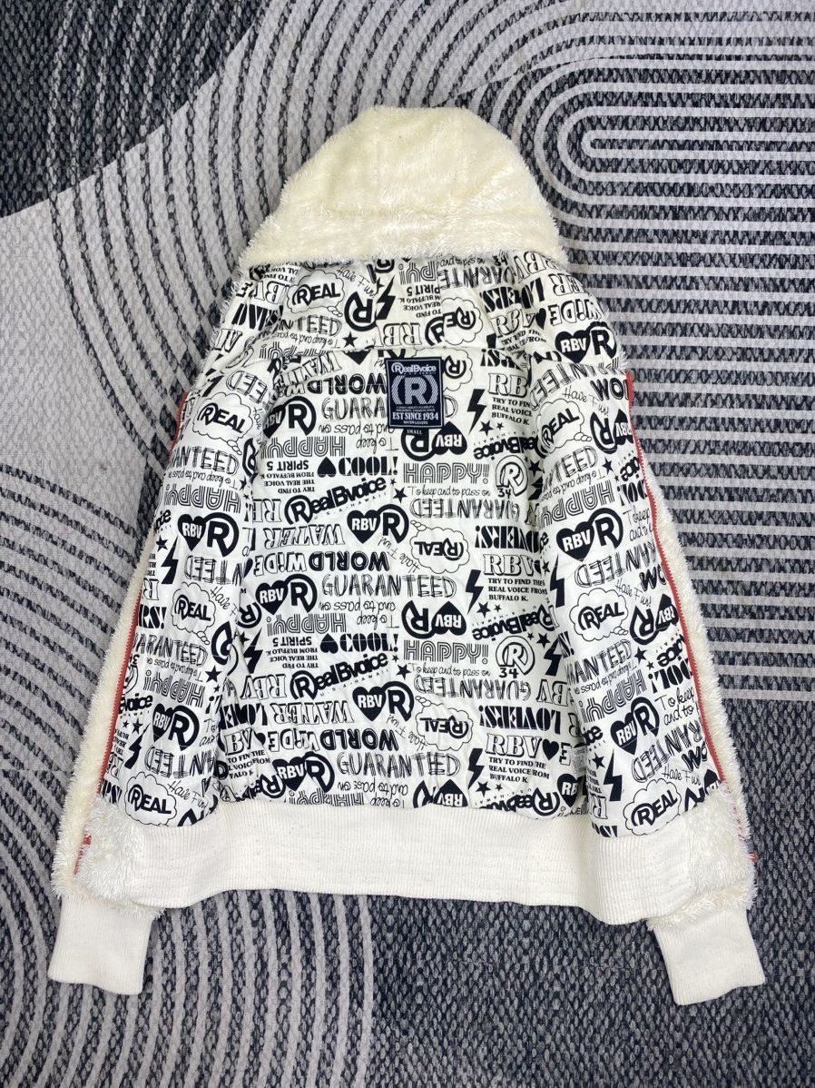 Japanese Brand Vtg Real B Voice Fur Hooded Sweater Size US S / EU 44-46 / 1 - 5 Thumbnail