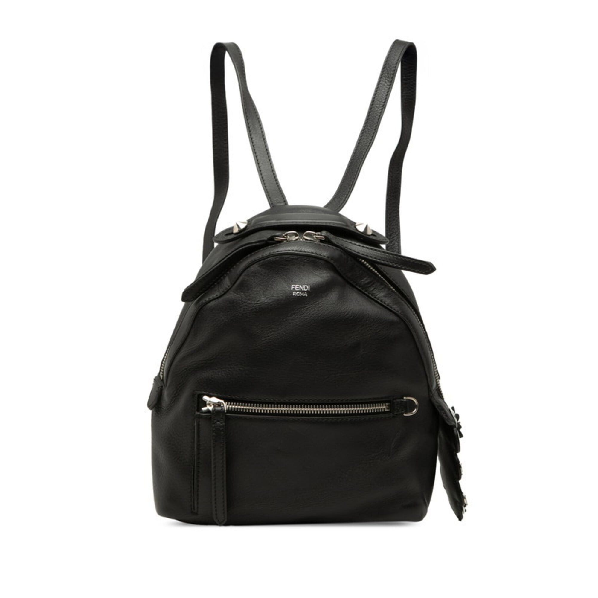 Fendi Fendi By The Way Flower Bijou Backpack 8BZ038 Black  display picture 3
