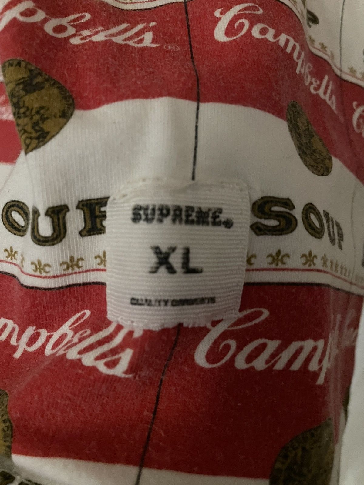 Supreme Supreme Campbells soup tee Size US XL / EU 56 / 4 - 5 Thumbnail
